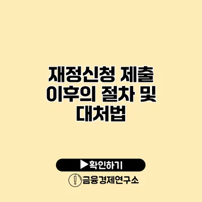 재정신청 제출 이후의 절차 및 대처법